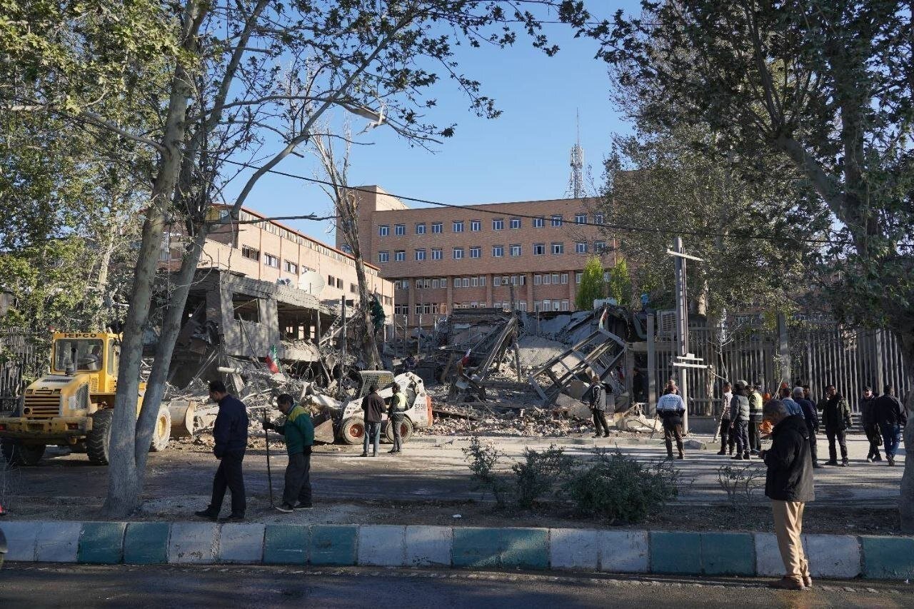 تصاویر حجم تخریب شدید دانشگاه شریف تهران پس از حملات دشمن