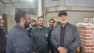 بازدید شهردار تهران از قرارگاه پشتیبانی محبان الرضا +تصاویر