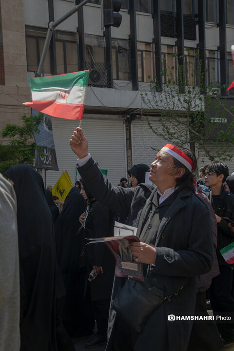 مراسم سوگواری در چهلمین روز شهادت رهبر شهید انقلاب اسلامی ایران