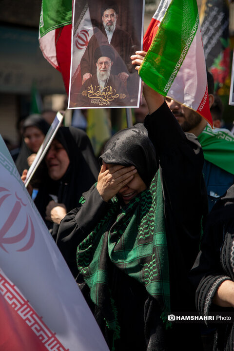 مراسم سوگواری در چهلمین روز شهادت رهبر شهید انقلاب اسلامی ایران