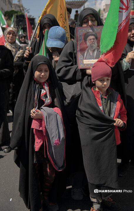 مراسم سوگواری در چهلمین روز شهادت رهبر شهید انقلاب اسلامی ایران