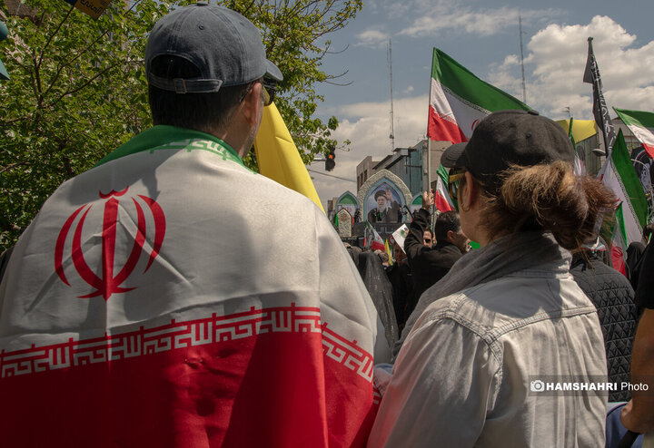 مراسم سوگواری در چهلمین روز شهادت رهبر شهید انقلاب اسلامی ایران