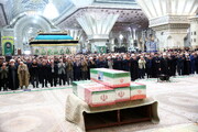 نماز جمعه تهران در مرقد امام