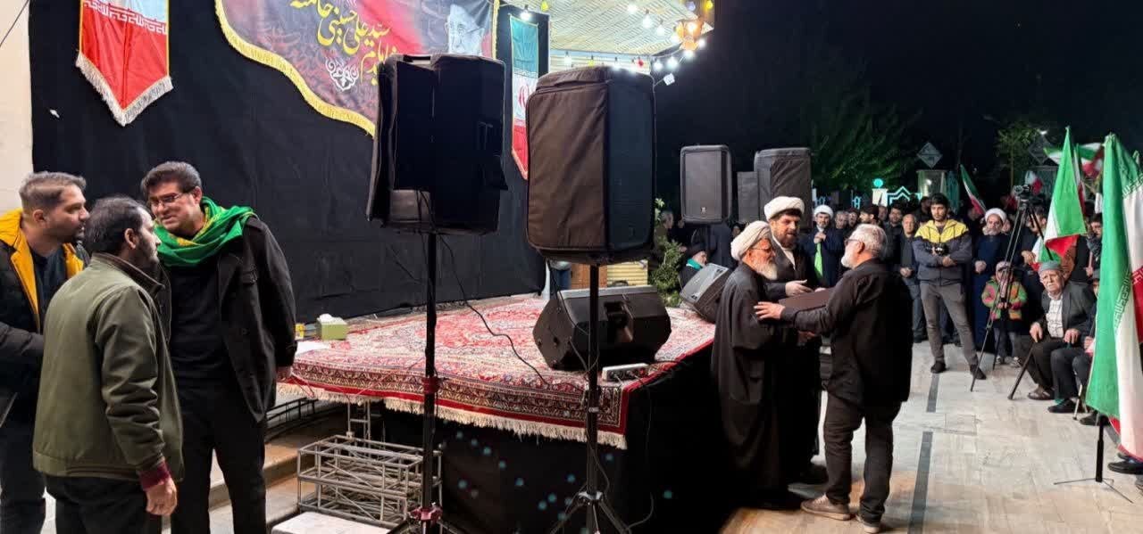 مراسم چهلمین روز شهادت رهبر شهید انقلاب در شهرک اکباتان تهران | تصاویر