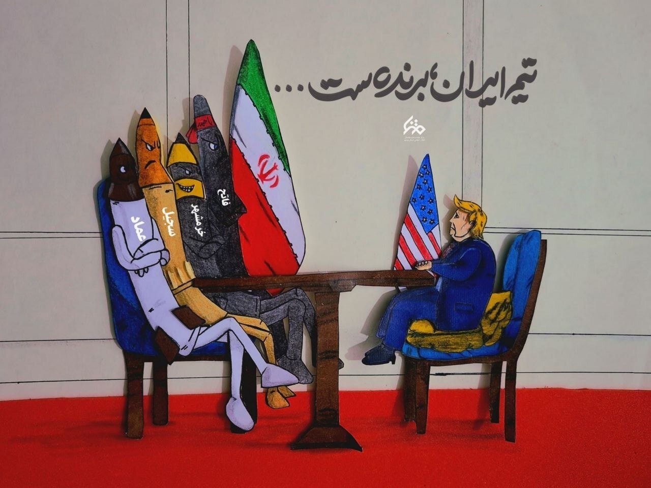 نگاهی به آثار هنری خلقشده در فضای مجازی در جریان تقابل اخیر ایران