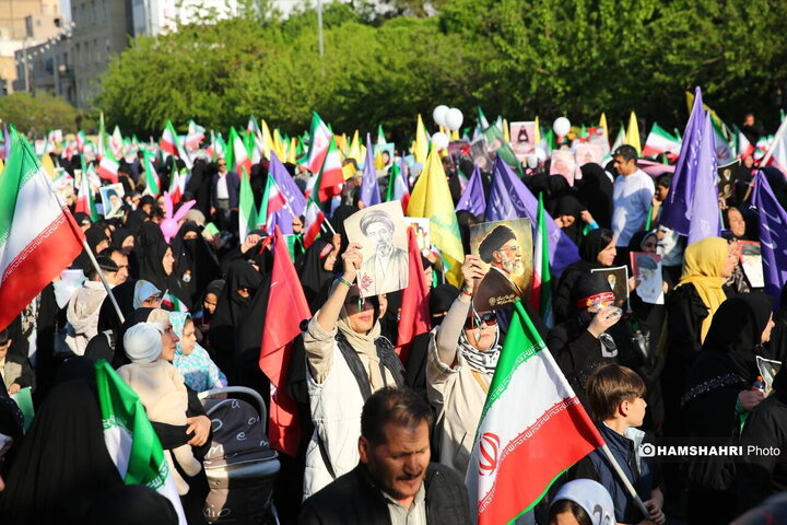 راهپیمایی دختران جان فدای ایران
