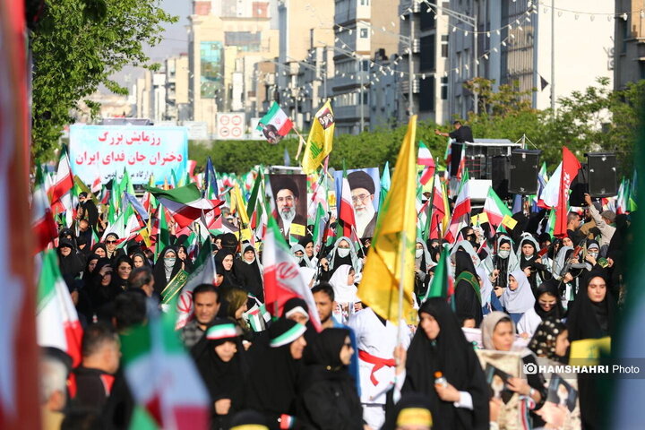 راهپیمایی دختران جان فدای ایران