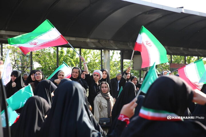 راهپیمایی دختران جان فدای ایران