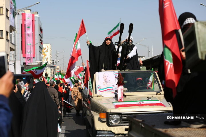 راهپیمایی دختران جان فدای ایران