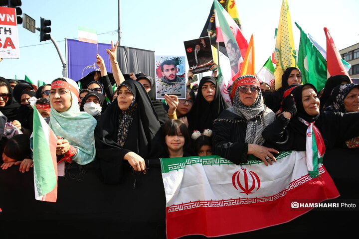 راهپیمایی دختران جان فدای ایران