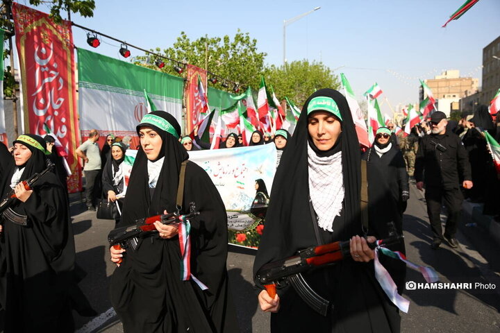 راهپیمایی دختران جان فدای ایران