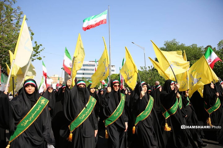 راهپیمایی دختران جان فدای ایران