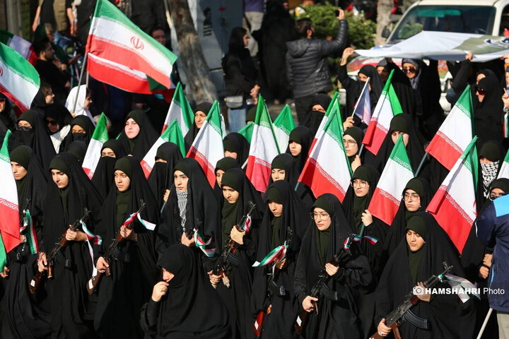 راهپیمایی دختران جان فدای ایران