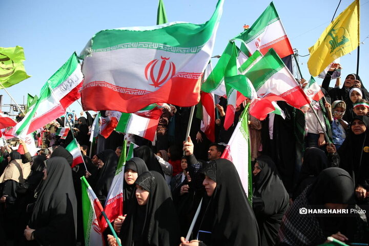 راهپیمایی دختران جان فدای ایران