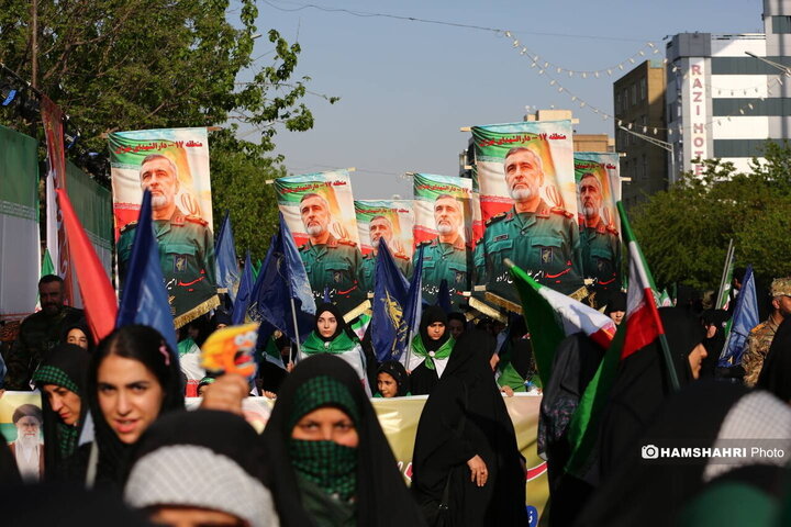 راهپیمایی دختران جان فدای ایران