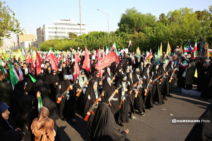 راهپیمایی دختران جان فدای ایران