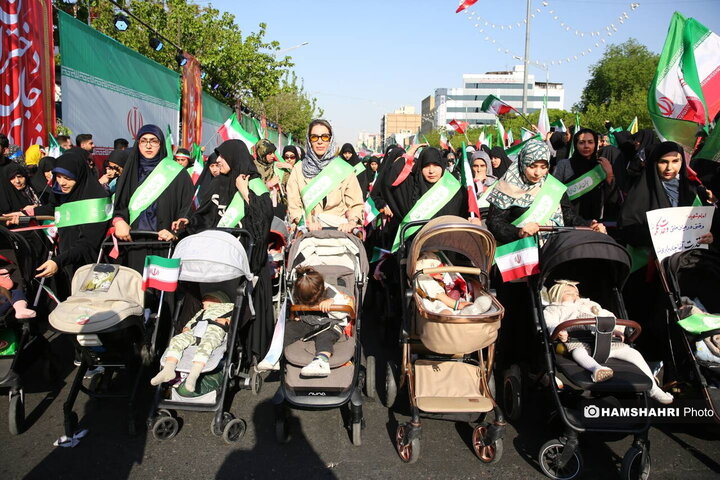 راهپیمایی دختران جان فدای ایران