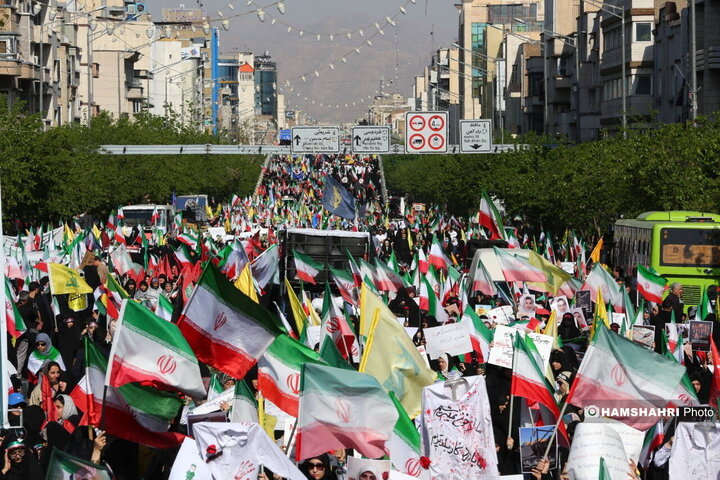 راهپیمایی دختران جان فدای ایران
