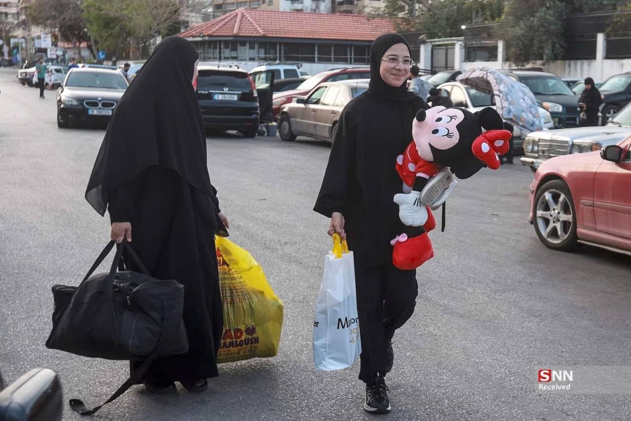 شادی لبنانی ها پس از بازگشت به خانه هایشان | تصاویر