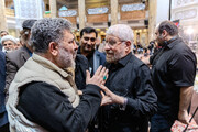تصاویر حضور چهره ها در بزرگداشت سردار شهید نائینی؛ از فاطمه مهاجرانی تا حدادیان