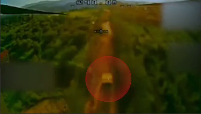 لحظه به لحظه حمله پهپاد FPV به خودروی اسرائیلی | ویدئو