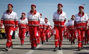 پایگاه‌های هلال احمر در جاده زیارت امام رضا(ع)