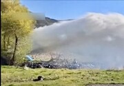این سد زیبای ایران سر ریز کرد ؛ شدت فوران آب را ببینید