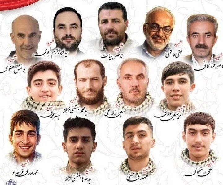 تصاویر و اسامی شهدای عملیات خنثی سازی مهمات در زنجان