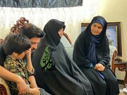 دستنوشته فرزانه صادق برای خانواده شهید عبدالرحیم موسوی + عکس