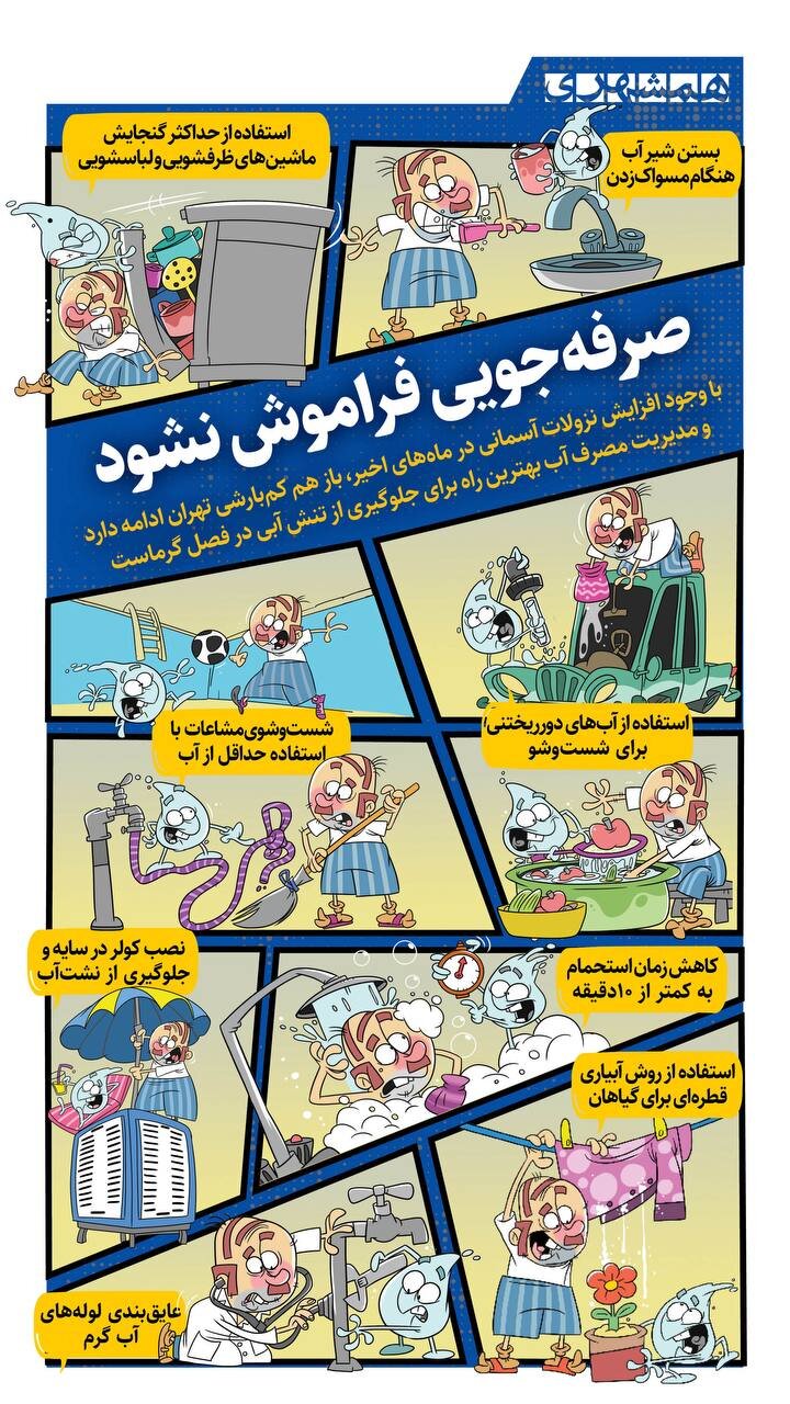 صرفه جویی فراموش نشود! + اینفوگرافیک