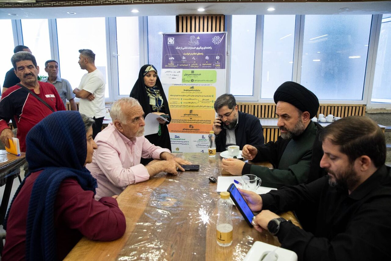 دیدار عضو شورای شهر با آسیب دیدگان از جنگ