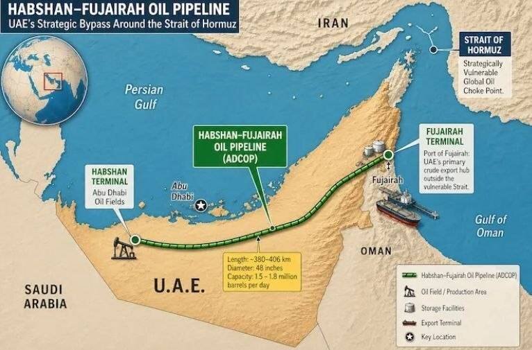 تصاویر ماهوارهای آتش سوزی بسیار گسترده در فجیره ثبت کردند