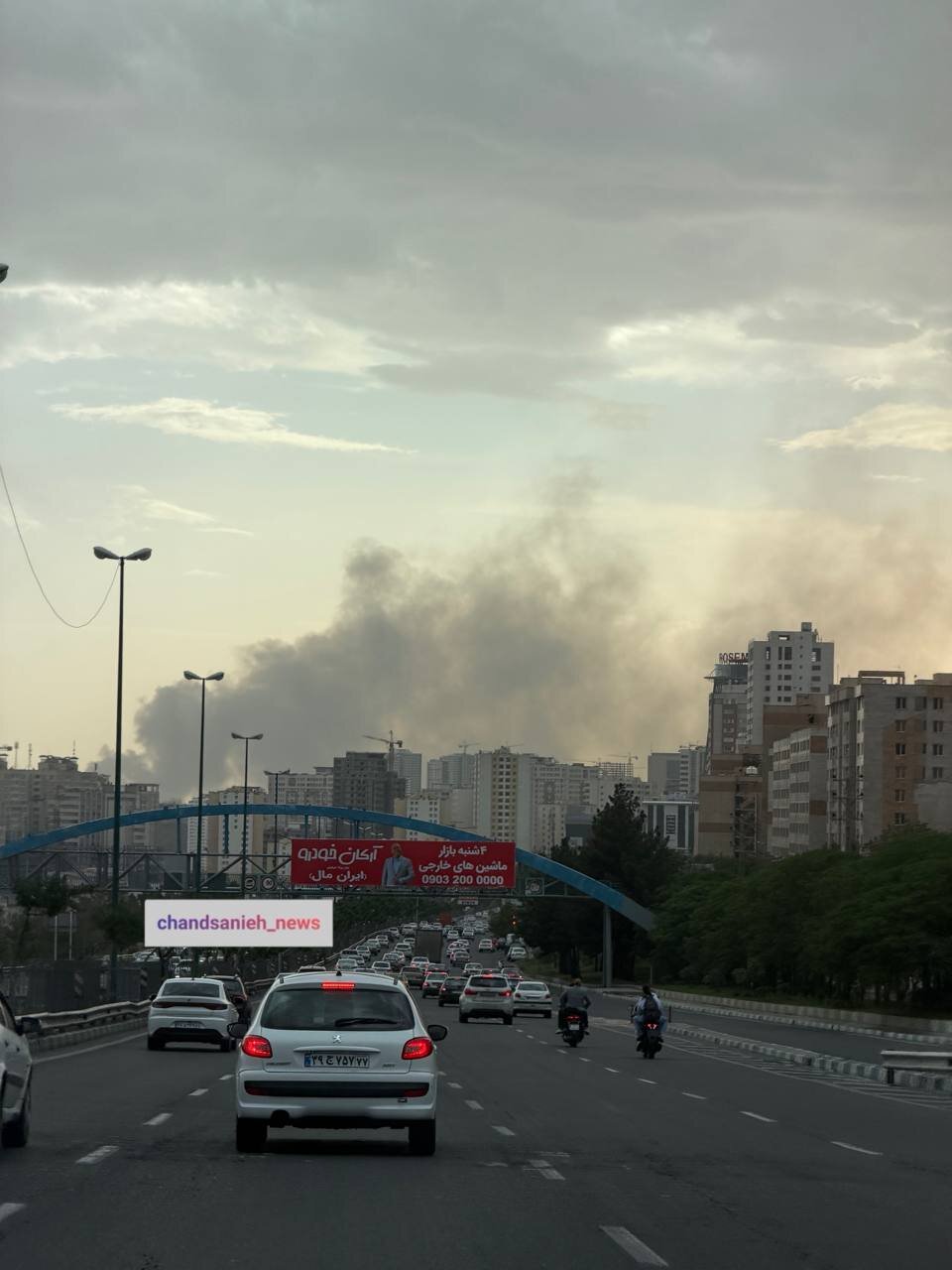 پاساژ ارغوان فاز ۴ اندیشه آتش گرفت + عکس و ویدئو