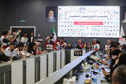 نشست خبری رئیس جمعیت هلال‌احمر