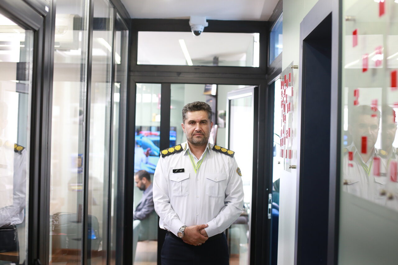 سرهنگ فیروز کشیر  معاون راهور تهران بزرگ