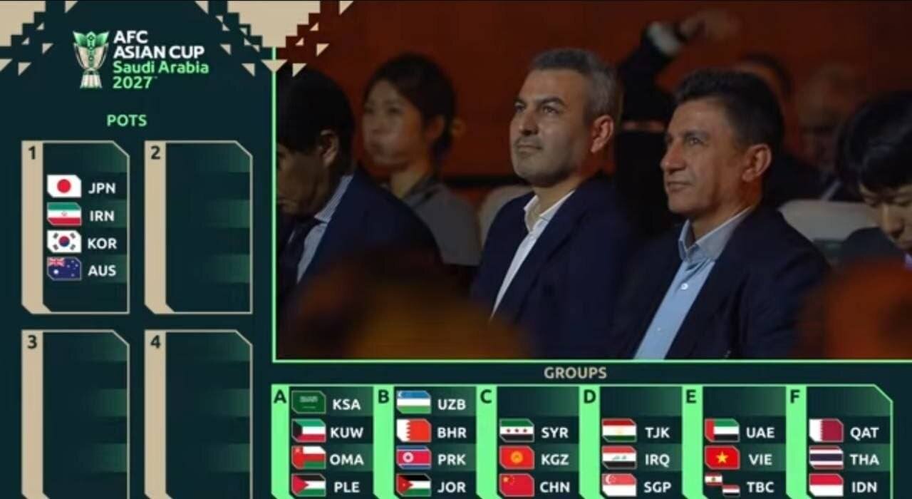 لبخند قلعهنویی پس از قرارگرفتن ایران در گروه سوم