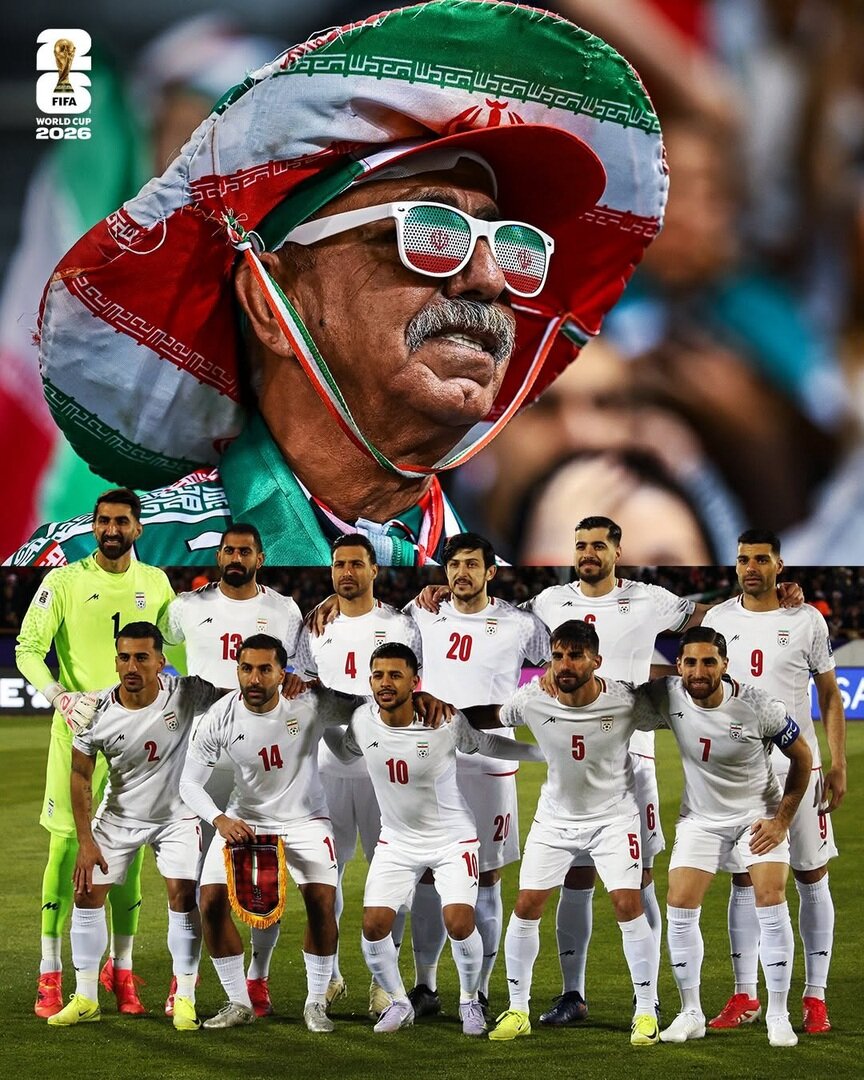 پست رئیس فیفا برای ایران در جام جهانی + عکس