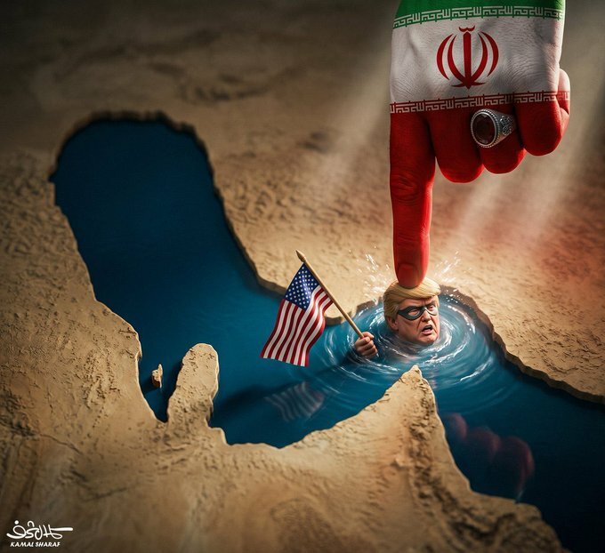 کیش و مات استراتژیک |‌ مروری بر طرح‌ها و کاریکاتورهایی که پوشالی بودن تهدیدات دشمن را به تصویر کشیدند