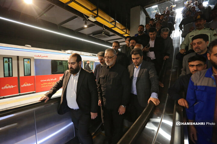 افتتاح ایستگاه مترو ورزشگاه تختی