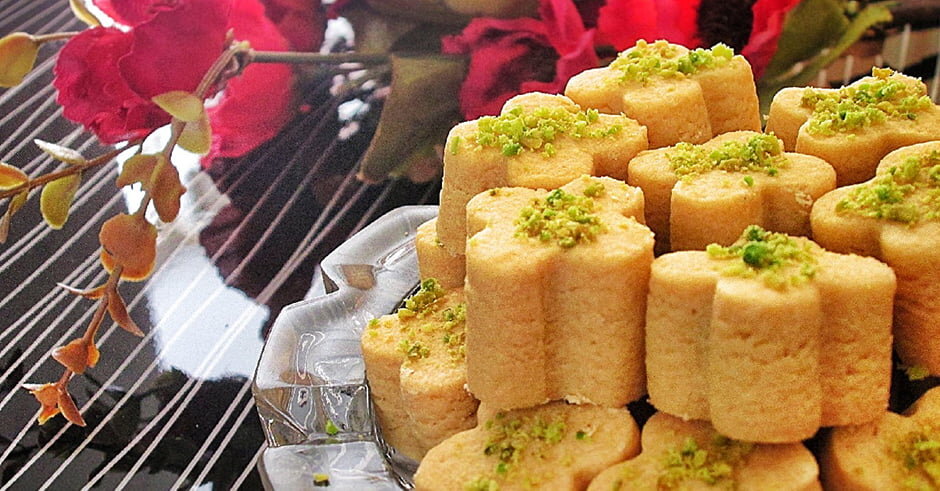 شیرینی نخودچی خانگی بدون ترک و ریزش با بافتی نرم و خوشمزه