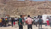 اولین تصاویر از محل واژگونی اتوبوس در محدوده سیراف - عسلویه + ویدئو | ۸ نفر جان باختند