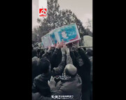 تلخ ترین وداع مادرانه با کودک شهید | ویدئو