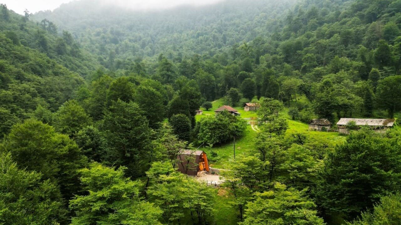 مناطق جنگلی امن برای تجربه زندگی در کلبه