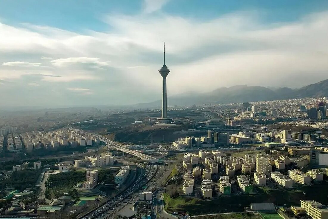 تهران- نمای باز از تهران - نمایی از شهر تهران