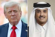 تماس تلفنی امیر قطر با ترامپ درباره بحران منطقه‌ای