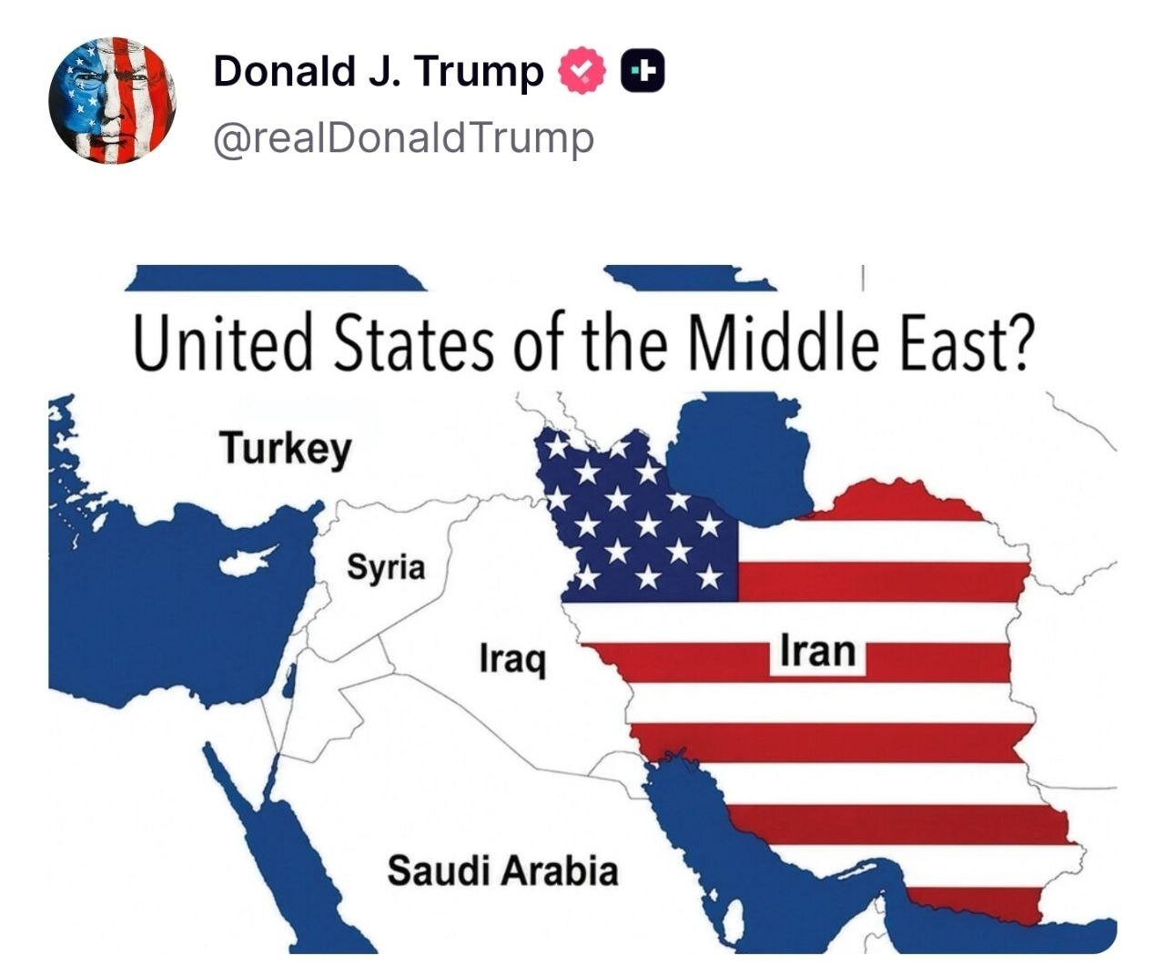 توهین تصویری ترامپ به ملت ایران + عکس