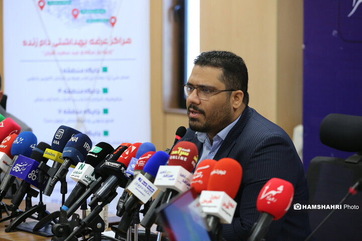 نشست خبری مدیرعامل سازمان میادین میوه و تره‌بار شهرداری تهران