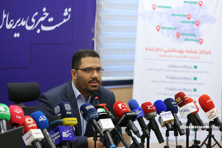 نشست خبری مدیرعامل سازمان میادین میوه و تره‌بار شهرداری تهران