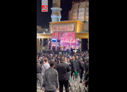 تصاویری از مراسم عزاداری مسلمیه در حرم شاه عبدالعظیم حسنی(ع) | ویدئو