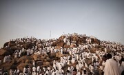 تصاویر هوایی از حضور میلیونی زائران خانه‌ خدا در صحرای عرفات | ویدئو